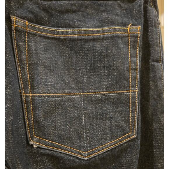 Raleigh Denim Jeans Handcrafted Made USA Dark Wash Mens 32X36 Slim Mid-rise - Picture 5 of 15